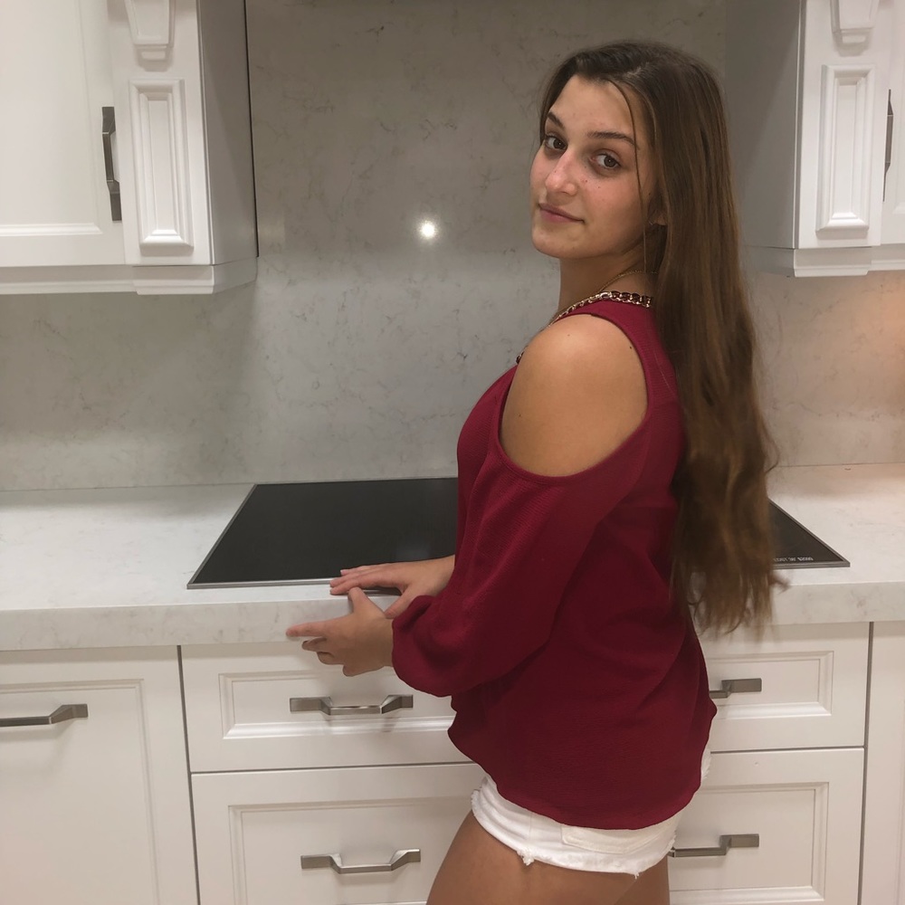 Red chained dinner shirt